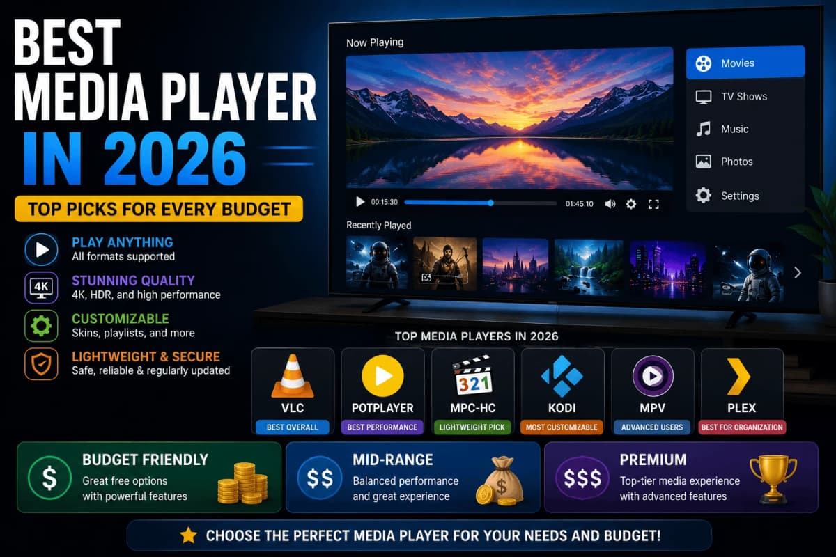 Best Media Player in 2026: Top Picks for Every Budget