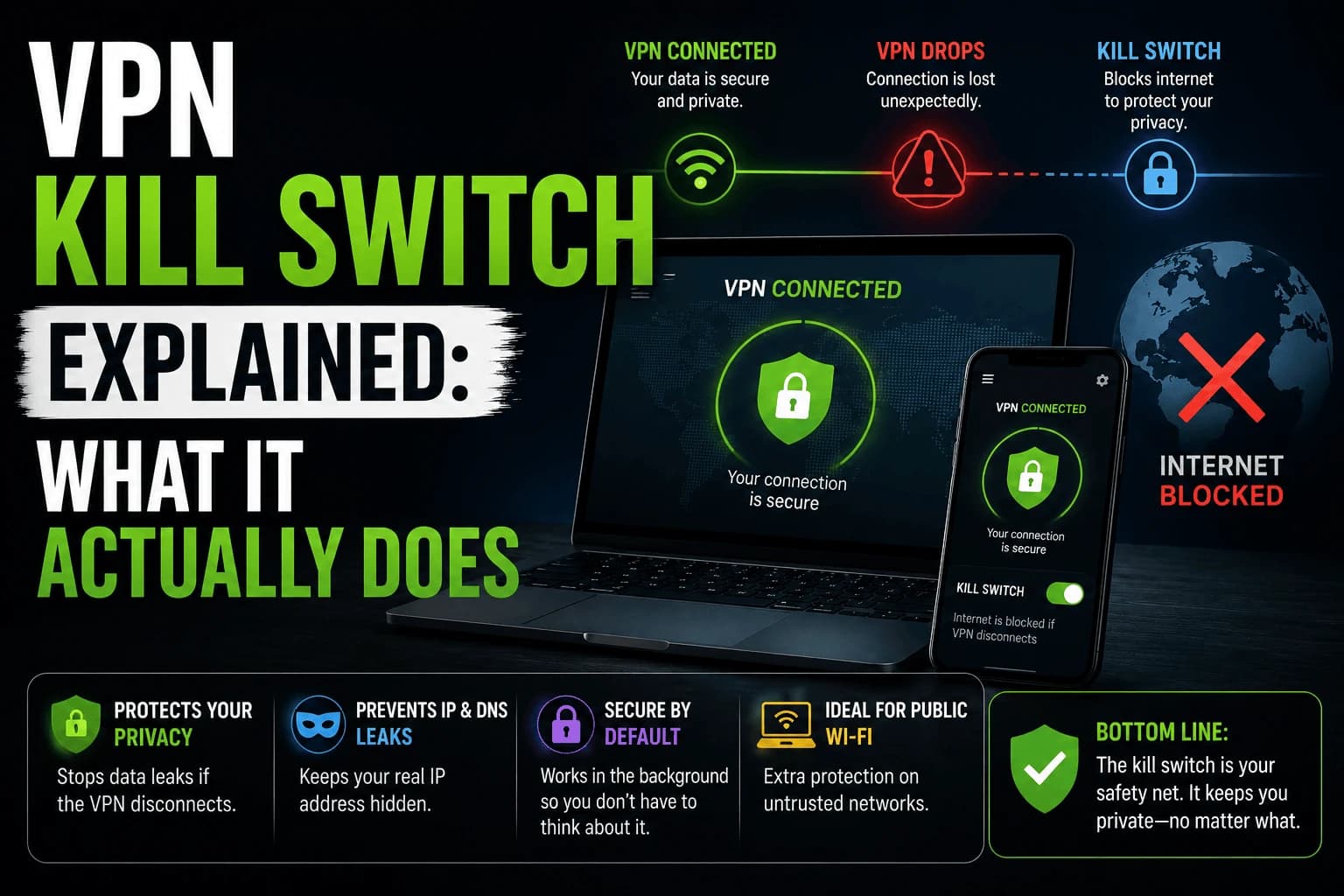 VPN Kill Switch Explained: What It Actually Does